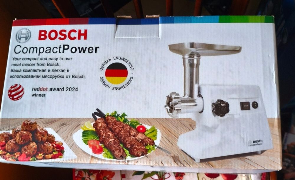 Нова,мощна м'ясорубка фірми BOSCH