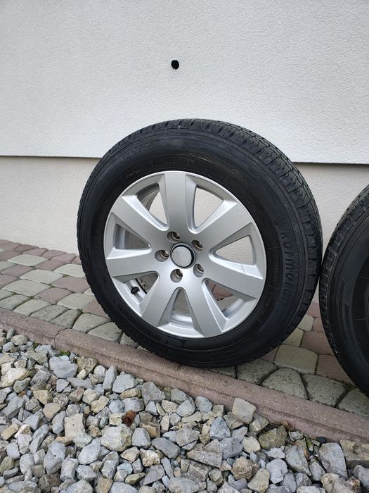 Felgi aluminiowe z oponami 16 do VW t4