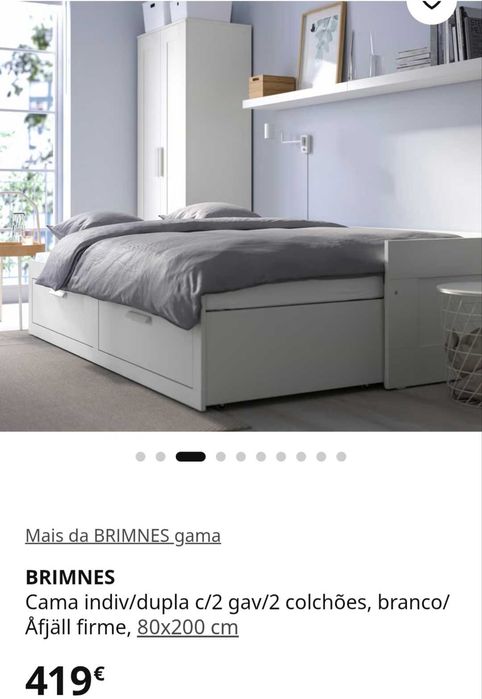 Cama dupla solteiro/casal