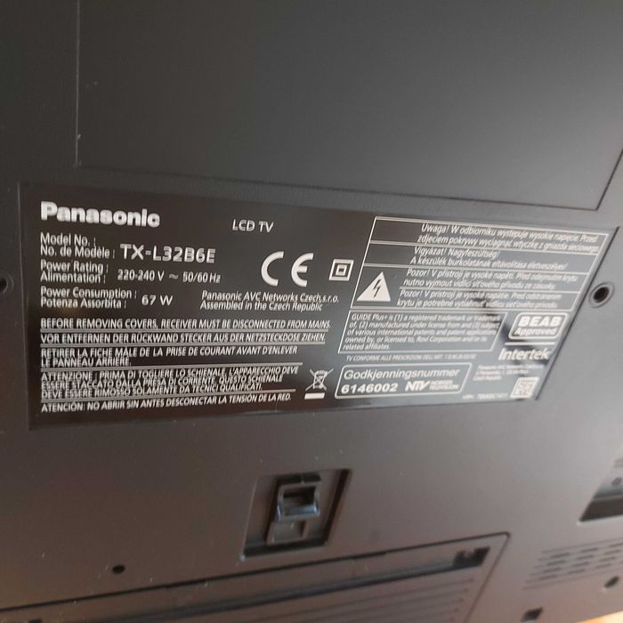 Telewizor Panasonic TX-L32B6E – 32 cale – sprawny