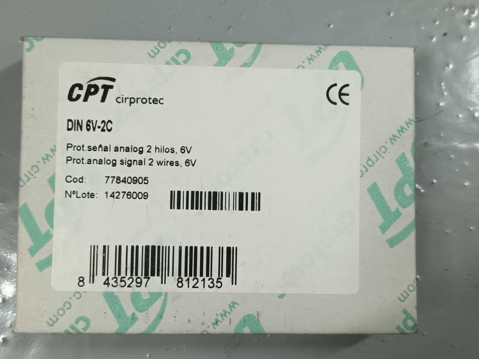 Protector Sinal Analógico CPT Ciprotec DIN 6V-2C64584639259009121