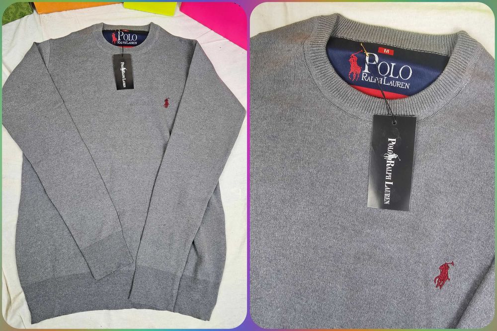 Sweterki męskie Lacoste Ralph Lauren nowość bawełna hit