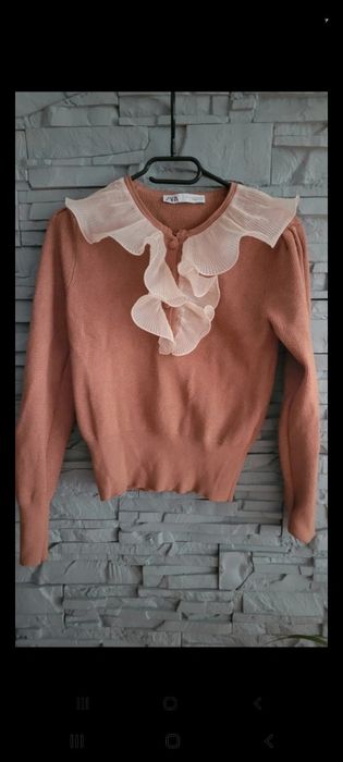 Sweter zara carmelowy rozmiar 36 S