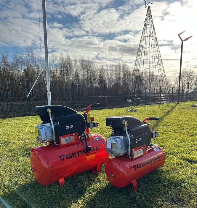 Компресор 50 л GERMINA 200 л/хв 8 бар повітряний поршневий компрессор