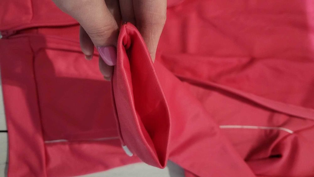 Bluza DOMYOS zapinana różowa