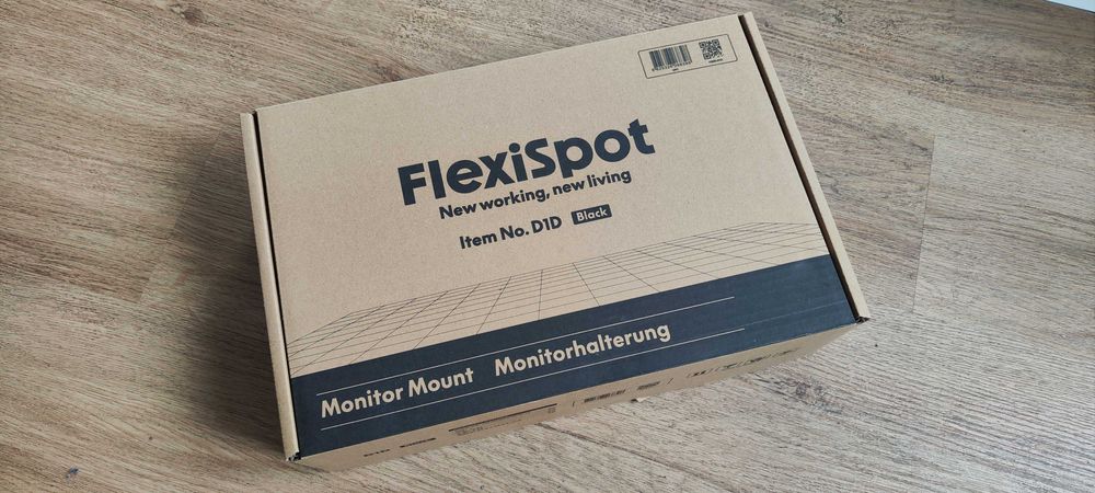 Uchwyt na 2 Monitory FlexiSpot D1D - do 27 cali / montaż VESA / 10kg