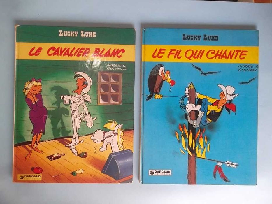 23 álbuns LUCKY LUKE edições francesas capa dura Dargaud anos 70