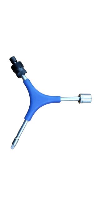 Ключ велосипедный 3 в 1 съемник шатунов, головка 14мм