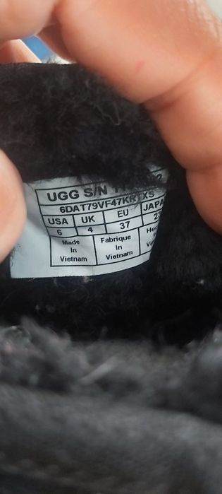 Buty UGG czarne classic