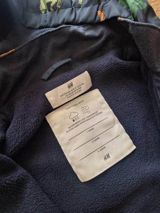 Куртка курточка водовідштовхувальна вітронепроникна принт дракони H&M