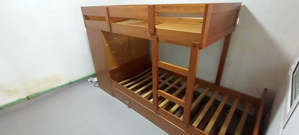 Beliche com 2 + 1 camas