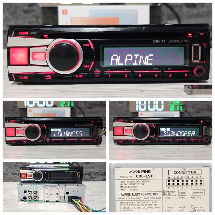 ///Alpine cde- Bluetooth audio