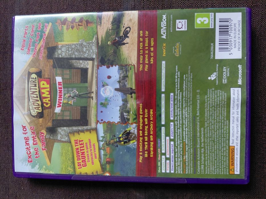 Gra Cabelas Adventure Camp na xbox 360 kinect