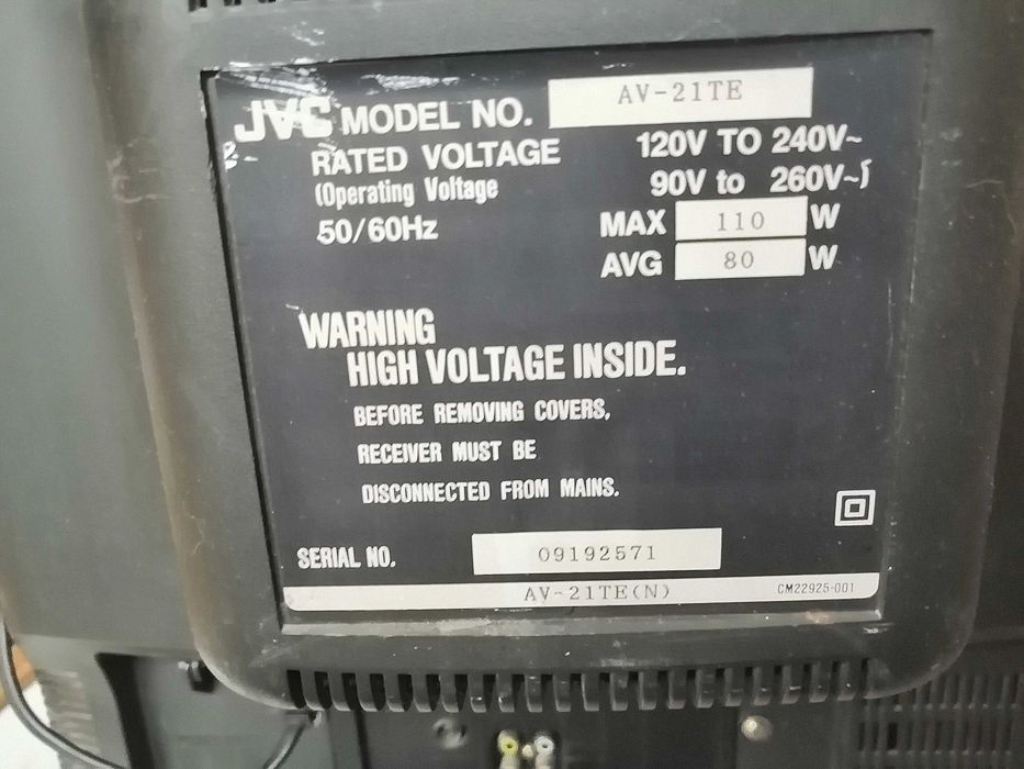 Недорого. Телевизор JVC AV-21TE, Япония, диагональ 21'', 54 см