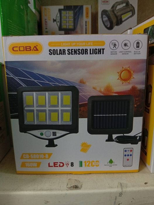 Candeeiro Solar com Sensor - Novos