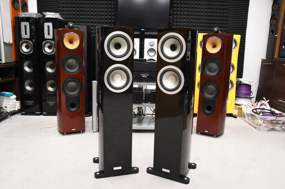 Zadbane kolumny Głośnikowe podłogowe stereo Tannoy Precision 6.2