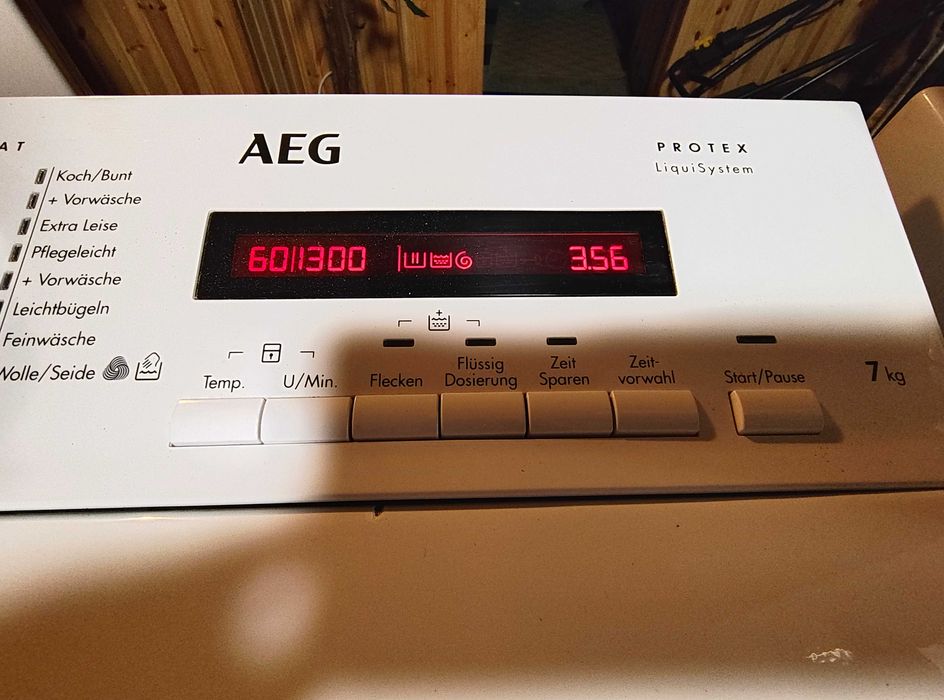 Pralka  AEG 40 cm .1-6 kg/1200.Gwarancja. LCD Gwar.Super model.