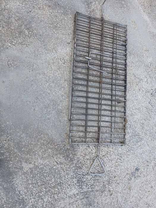Grelha de  inox para frangos