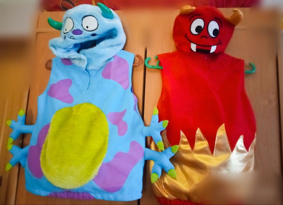 Карнпвальний костюм на  монстрик,чортик, гарбуз,павучок 2-4 р