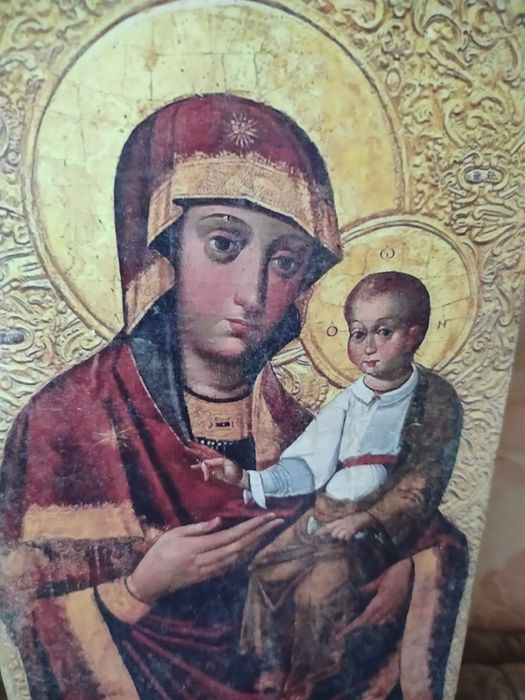 Икона Богородица Исцеляющая на дереве церковная