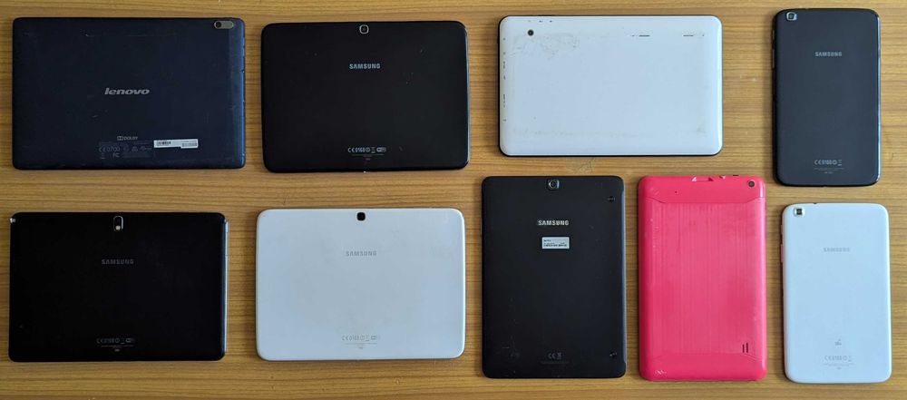 Лот планшетів Samsung, Lenovo, Noname
