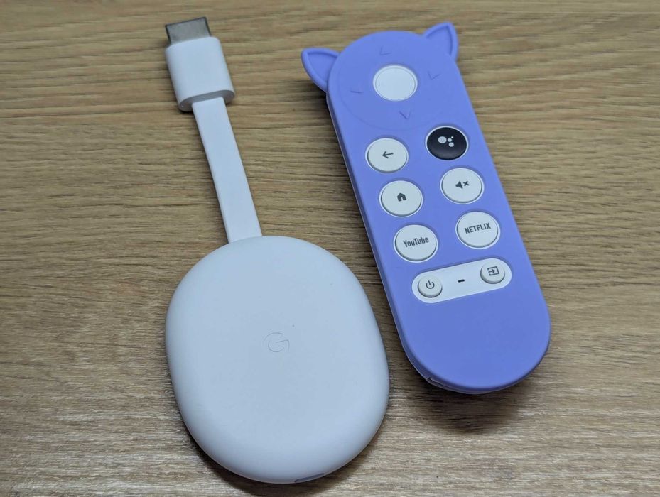 ТВ приставка Медиа проигрыватель Chromecast Google TV 4К GZRNL
