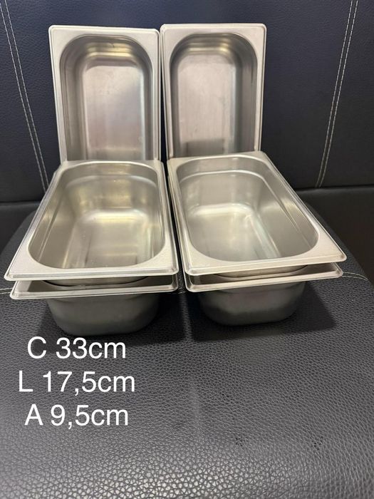 Conjunto 6 containers inox