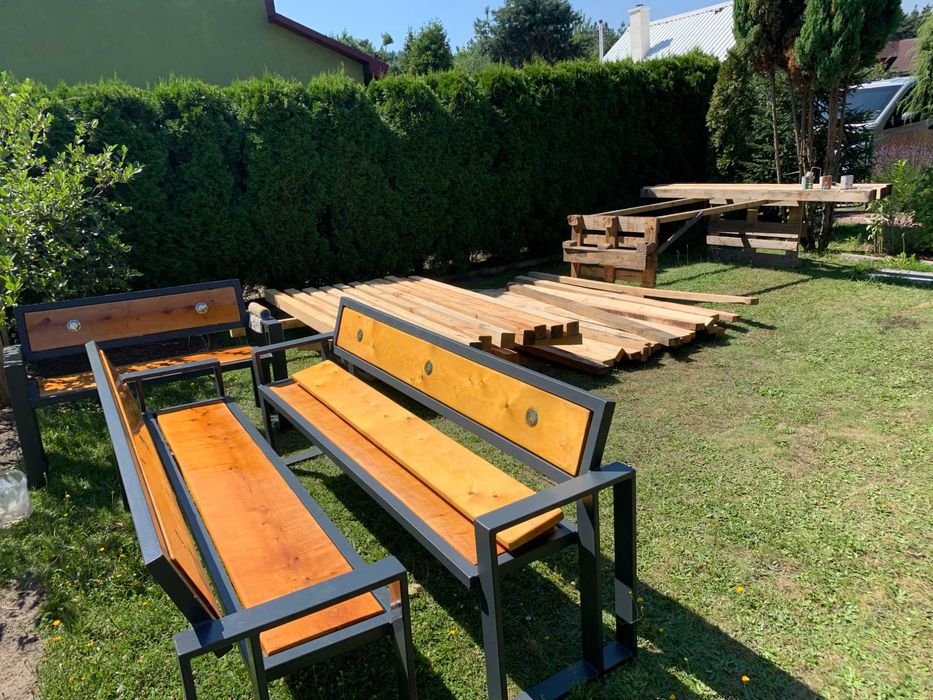 stelaż - konstrukcja - ławka nowoczesna