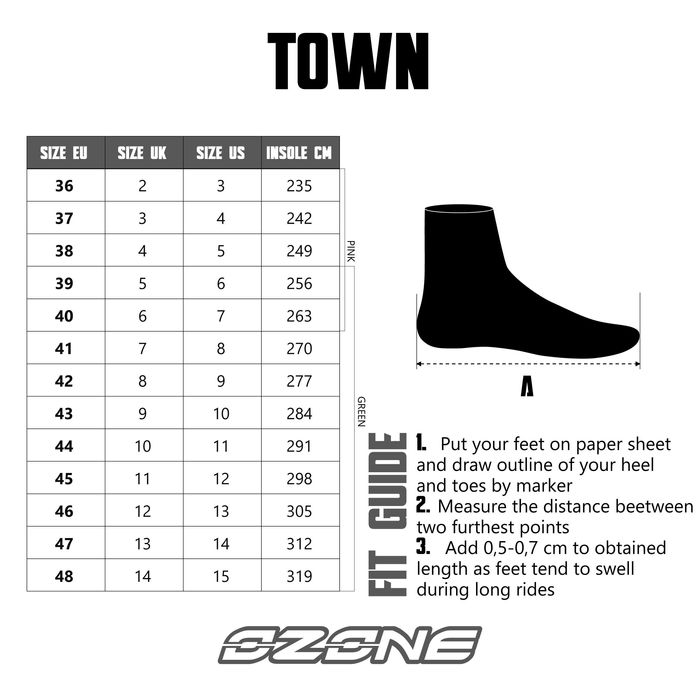Buty motocyklowe Ozone Town nowe wysyłka gratis 5 lat gwarancja