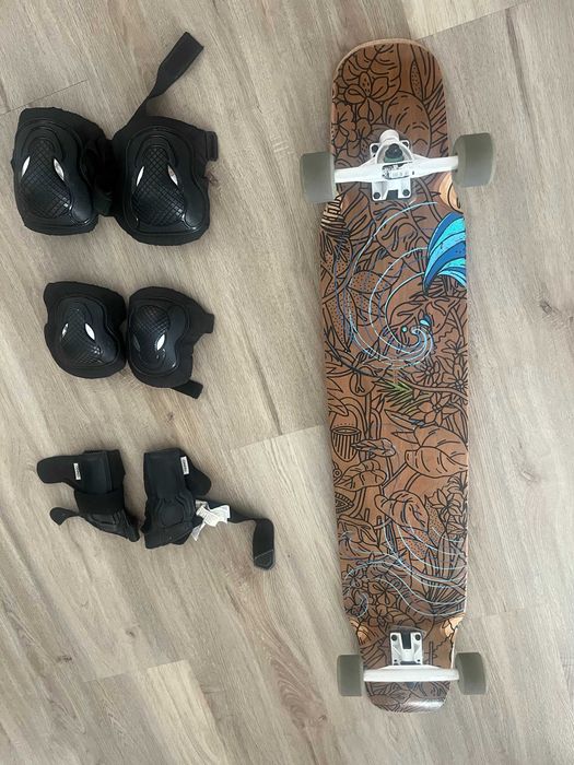 Longboard Dancing + Equipamento de Proteção Completo