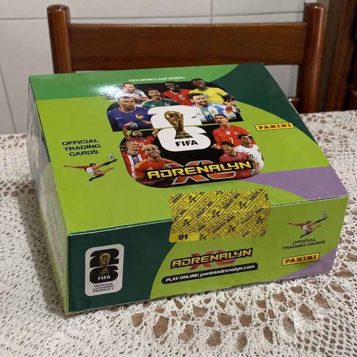 Fifa World Cup 2026 Adrenalyn XL - Caixa de 24 saquetas - Coleção Oficial Panini