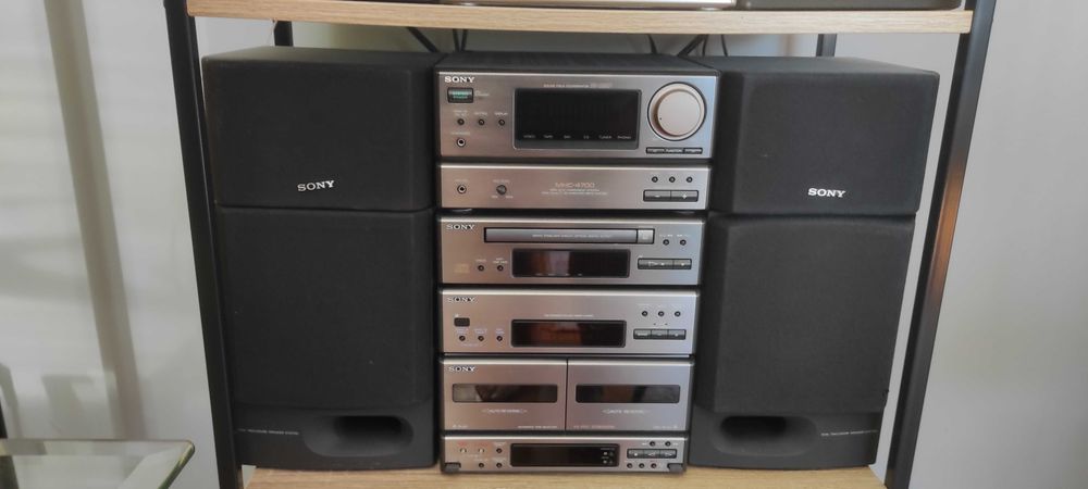 Wieża SONY lata 90 kolekcja modeli MHC i FH Ząbkowice