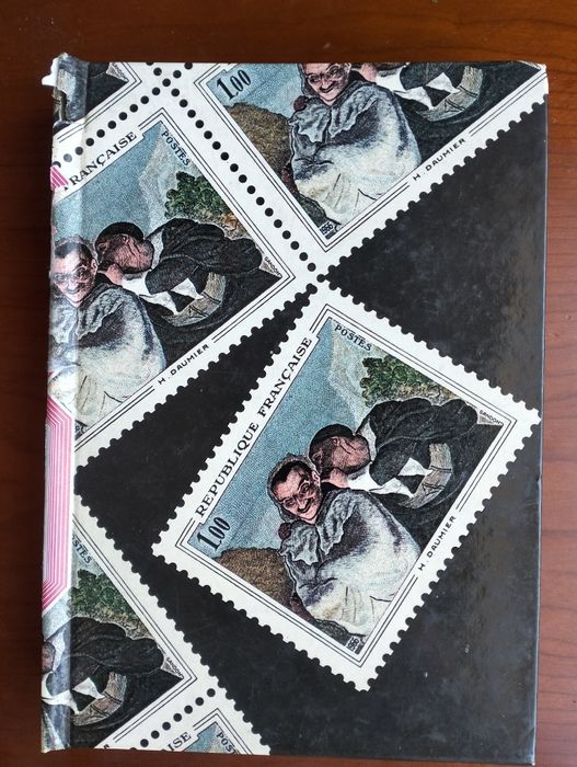 Antigo álbum para selos