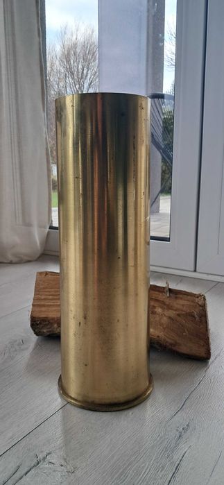 Łuska artyleryjska mosiężna_ wazon_105mm-1962r