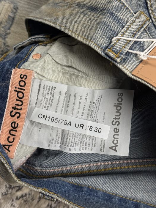 Джинсы Acne Studios bootcut relaxed fit jeans 2021 акне студио flared
