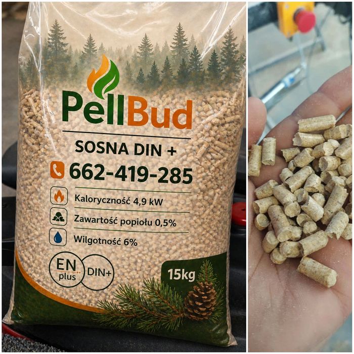 Pellet pelet Sosna EN A1 DIN + PLUS