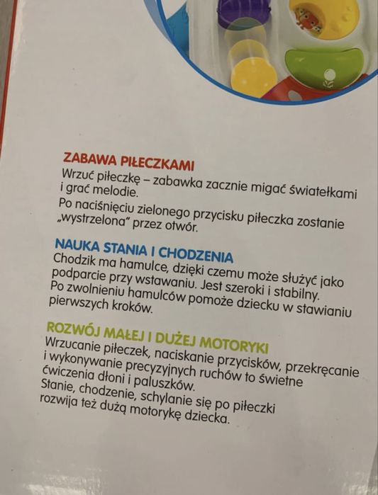 Chodzik z piłeczkami nowy smily play