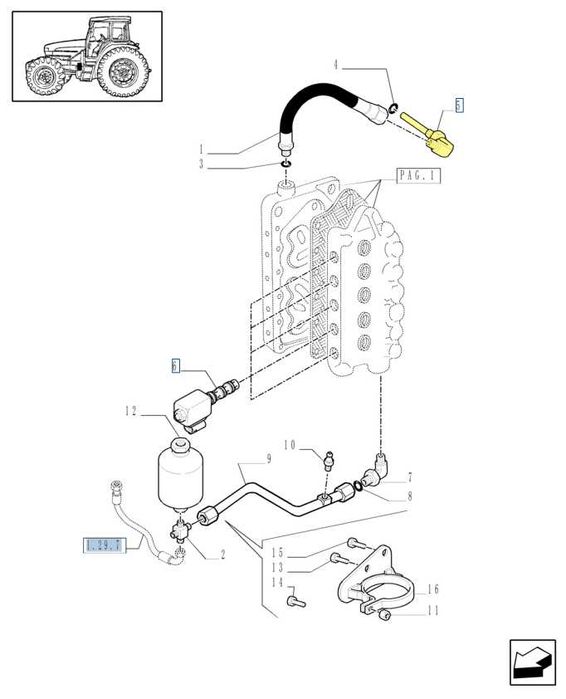 Elektrozawór Case, New Holland, Steyr 8414.8281 ORYGINAŁ CNH