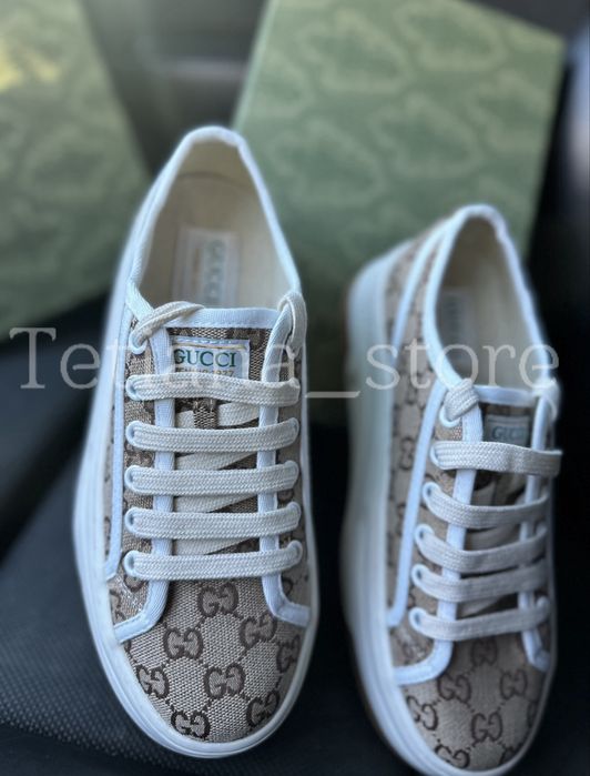 Кросівки жіночі високі Гуччі Гуччи на високій підошві 37 38 39 40 41