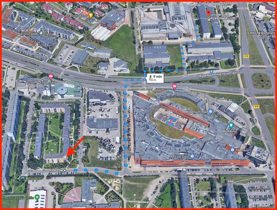 Przestronny Pokój tuż przy Millenium Hall / INTERNET / NOWE MIASTO