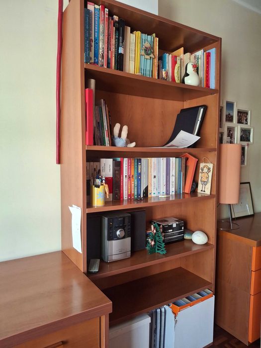 Estante de Parede para Livros para Quarto / Escritório