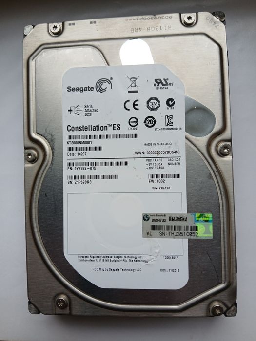 Dysk serwerowy SAS 2TB SEAGATE