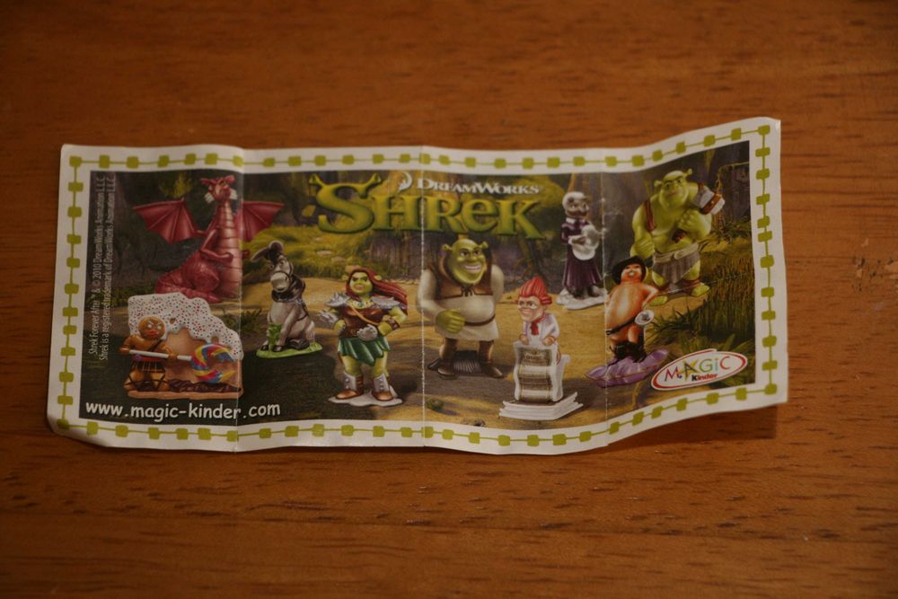 Kinder DE265, "Shrek" da Série Shrek