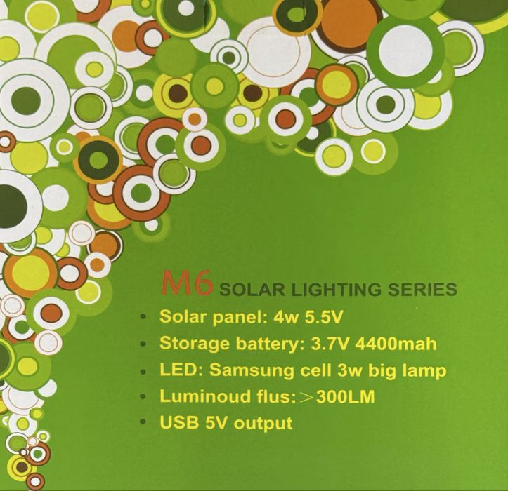 Kit solar portátil *NOVO*