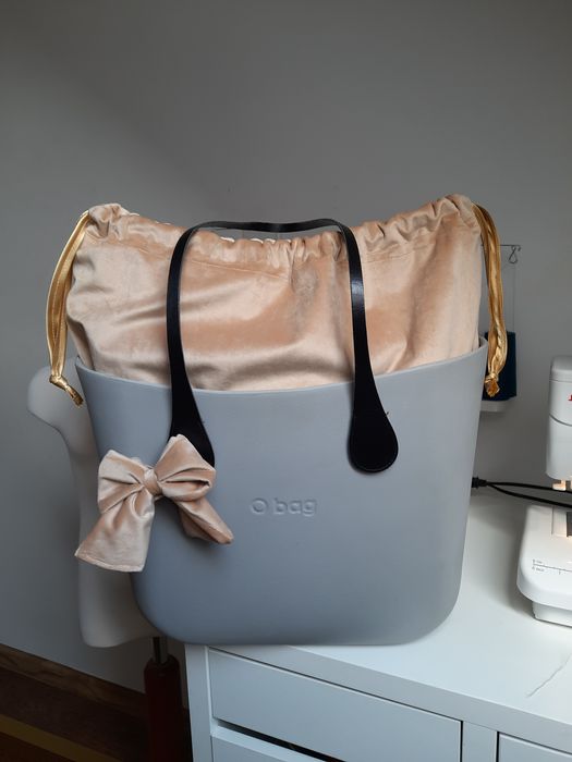 Złoty beż Komin obag standard mini moonlight pocket basket urban chic