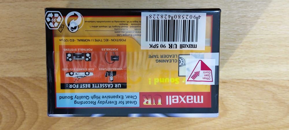 Kaseta magnetofonowa Maxell UR 5Pack-nowe folia