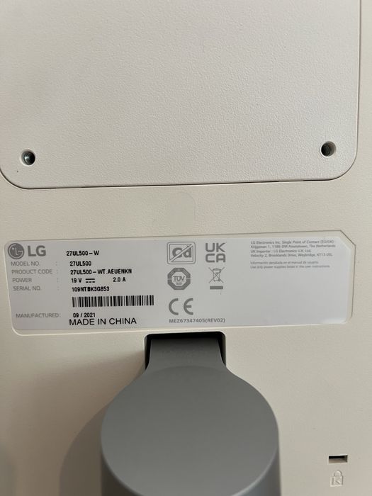 Monitor LG 4K 27 polegadas