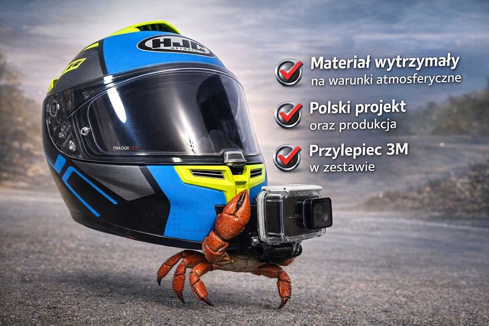 Uchwyt szczękowy (ChinMount) MEGA SET. Darmowa wysyłka. Śruby, przylepiec, przejściówki.
