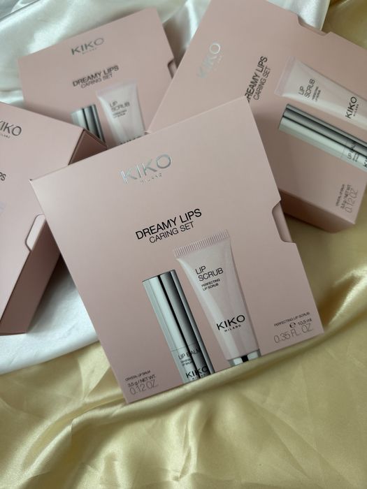 Подарунковий набір для губ dreamy lips caring set kiko milano кіко