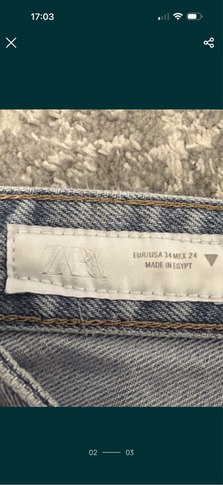 Блакитні джинси zara